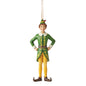 Elf by Jim Shore Buddy Classic Pose Hanging Ornament, 5.71 Inch, Multicolor