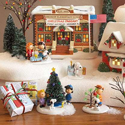 Peanuts Charlie Brown & Snoopy The Perfect Tree Figurine | Hand - Crafted & Hand - Painted 2.76 Inch