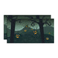 Accessories for Villages Halloween Spooky Pumpkins Backdrop Accessory, 20 inch (Set of 2)
