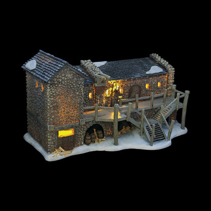 Game of Thrones Village Night's Watch Castle Black Lit Building, 6.61 Inch, Multicolor