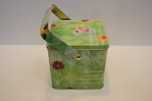 Snowbunnies Tin Box with Handle