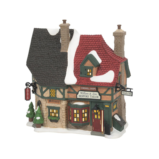 Christmas Carol Cornhill Shops - Lighted Display