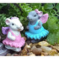 Miniature Fairy Garden Ballet Sisters Mice