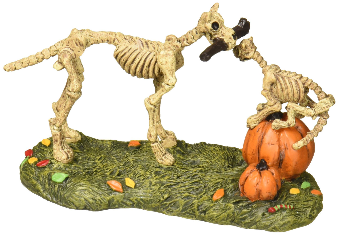 Accessories for Village Collections Halloween Haunted Pets at Play Figurine, 2.5 Inch, Multicolor
