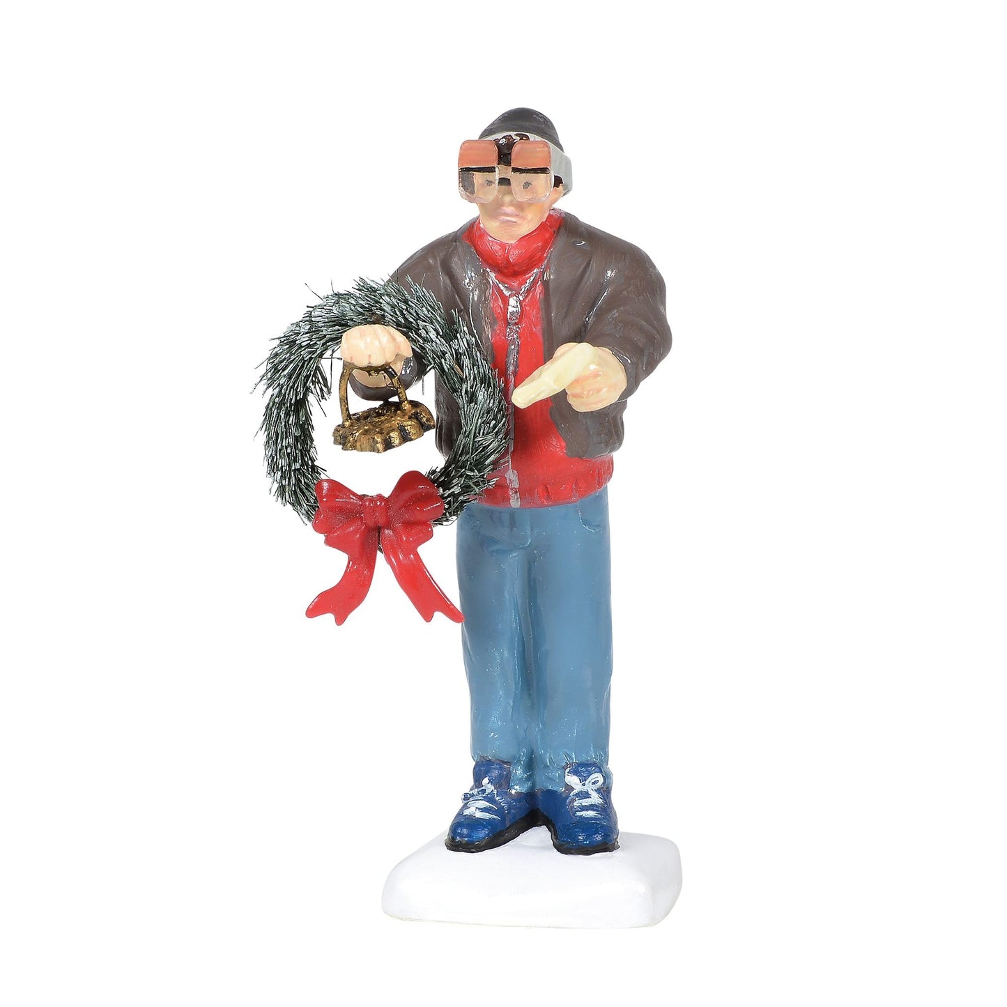 Snow Village National Lampoon Christmas Vacation Accessories I'm Sorry Figurine, 3.27 Inch, Multicolor