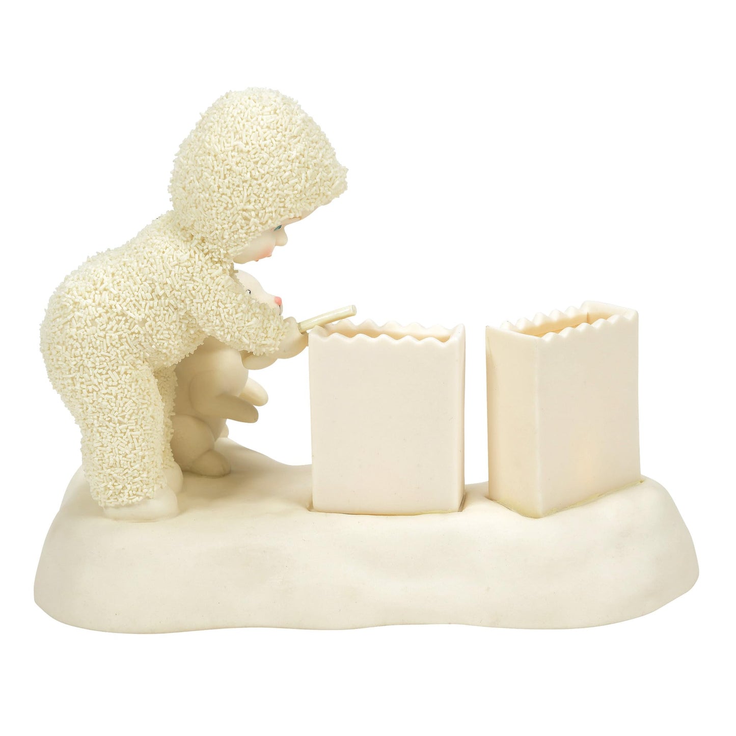 Snowbabies Woodland Wonder Let Your Light Shine Bright Lit Figurine, 4.45 Inch, Multicolor