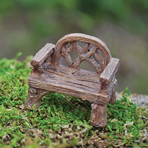 Kathys Show Tack Fiddlehead Fairy Village - Rustic Chair