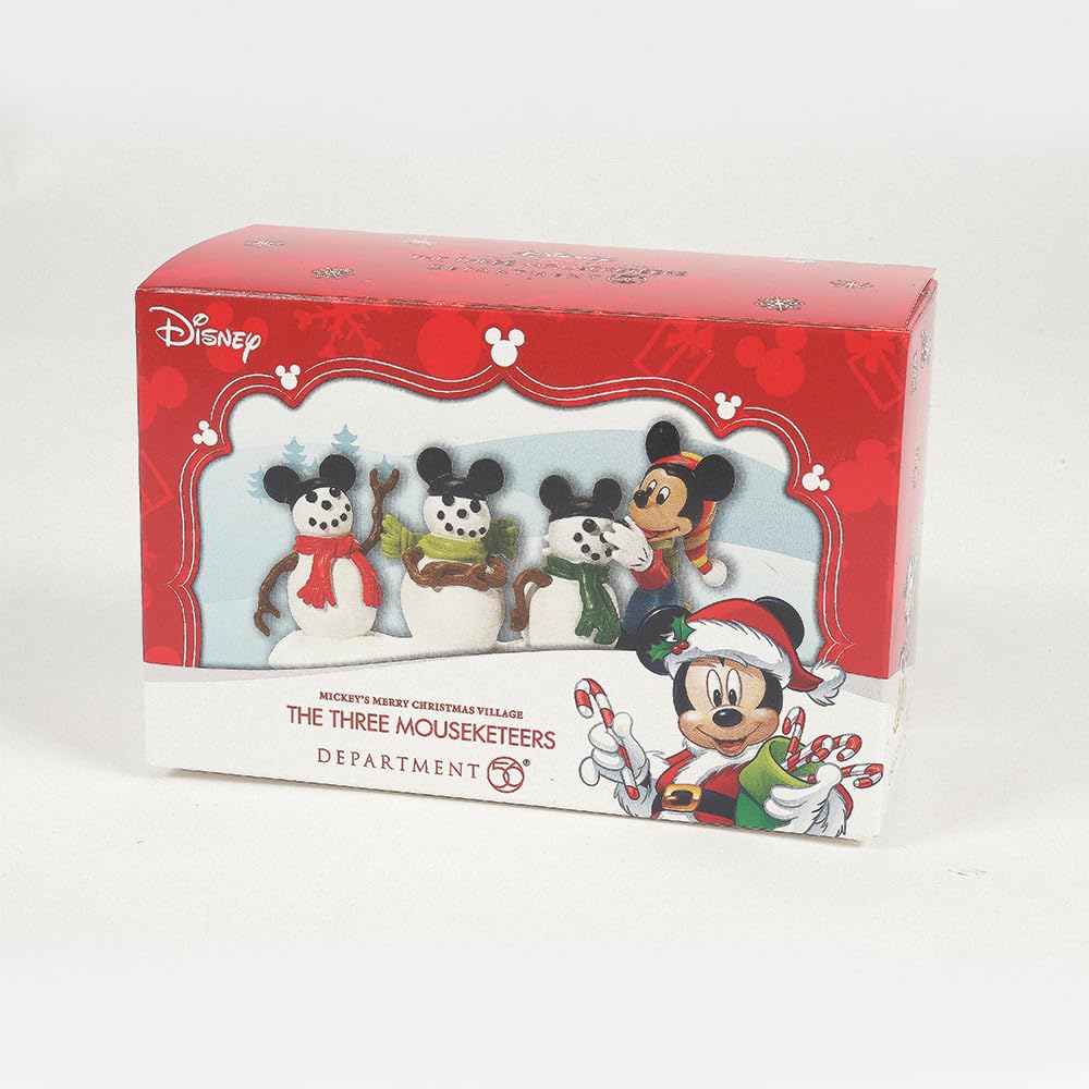 Disney Village The Three Mousketeers Accessory Figurine, White, Small