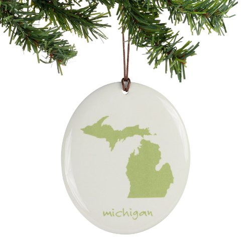 MICHIGAN DISK ORNAMENT
