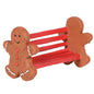 Village Collection Accessories Gingerbread Bench Resin Figurine, 1.61 Inch, Multicolor