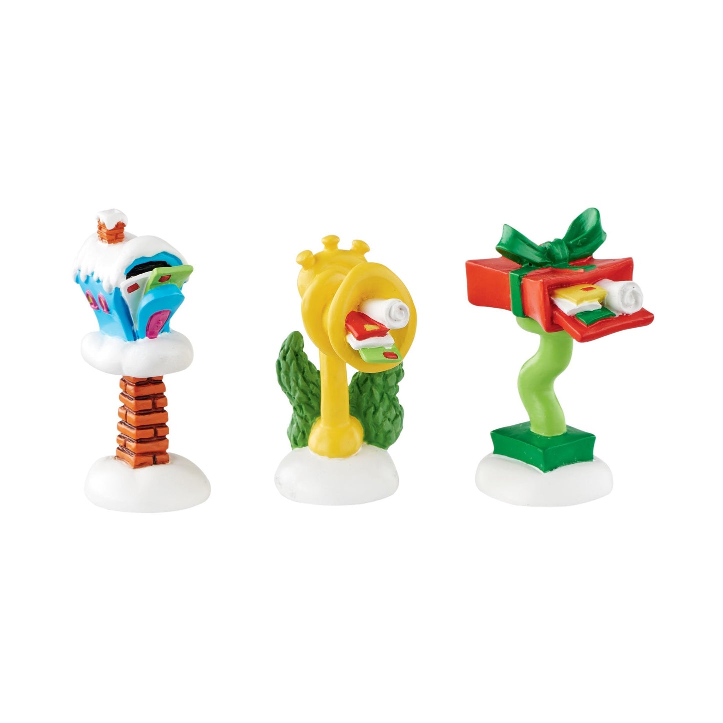 Grinch Villages From Wornament - Ville Wacky Mailboxes Accessory, 1.15 inch