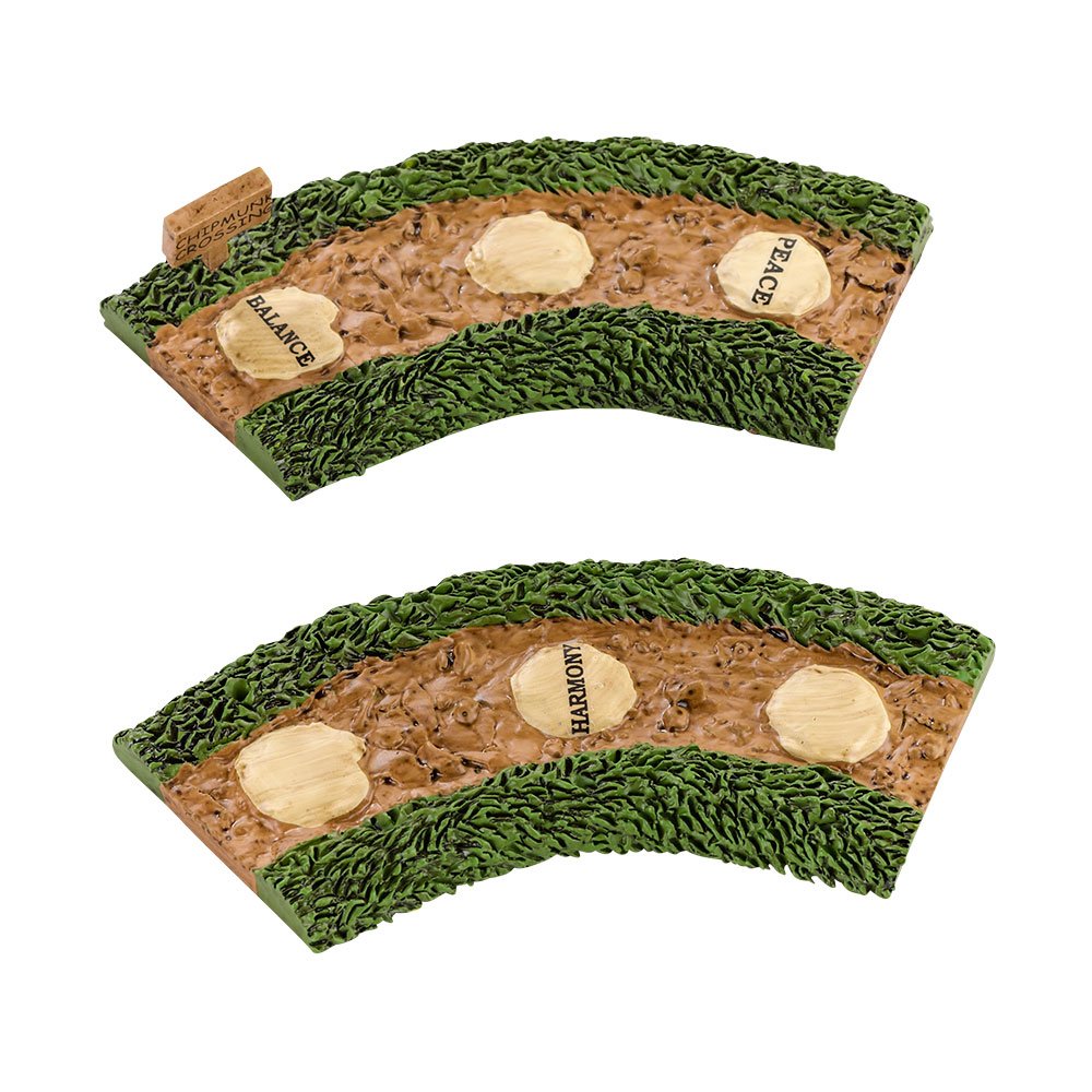 Accessories for Villages My Garden Path Curved Road Accessory, 0.79 inch