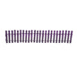 Village Accessories Halloween Miniature Ghoulish Glitter Fence Figurine, 2.2 Inch, Purple