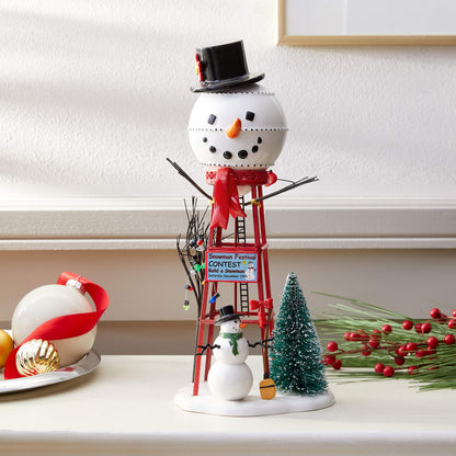 Accessories for Villages Snowman Watertower Figurine Accessory , 12 Inch