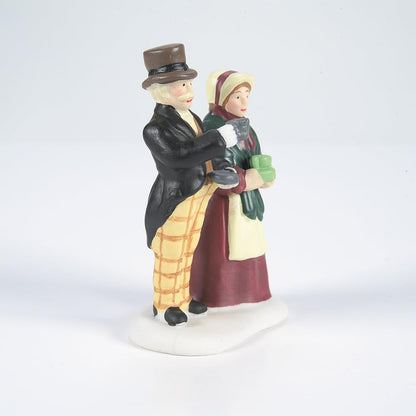 Dickens' Village The Coffee Stall Building and Accessory Figurine (Set of 2), 2.5 Inch