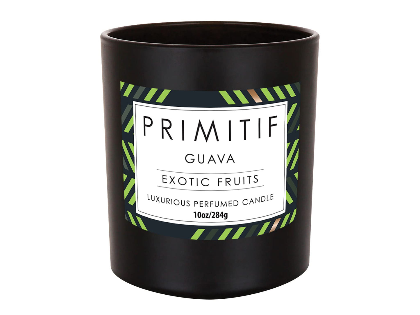 Izzy and Oliver Primitif Exotic Fruits Scented Jar Candle, 10 Ounce, Guava