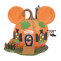 Disney Village Halloween Mickey Mouse Pumpkintown House Lit Building, 5.83 Inch, Multicolor