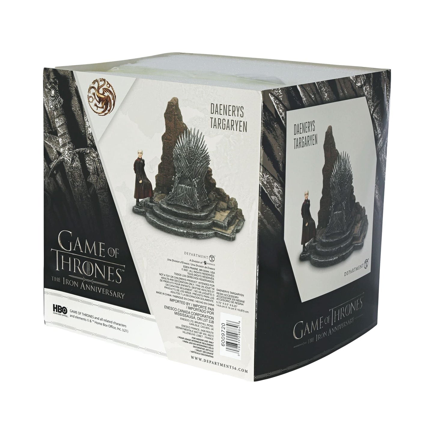 Game of Thrones Village Accessories Daenerys Targaryen Figurine, 5.51 Inch, Multicolor