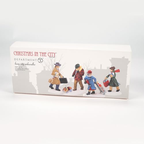 Christmas in the CitySeries Busy City Sidewalks