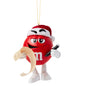 M&M's Red Character with Christmas List Hanging Ornament, 3.25 Inch, Multicolor