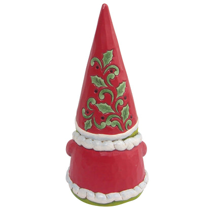 Jim Shore Dr. Seuss The Grinch Gnome with Who Hash Figurine, 8 Inch, Multicolor, 8 in H x 3.625 in W x 4 in L