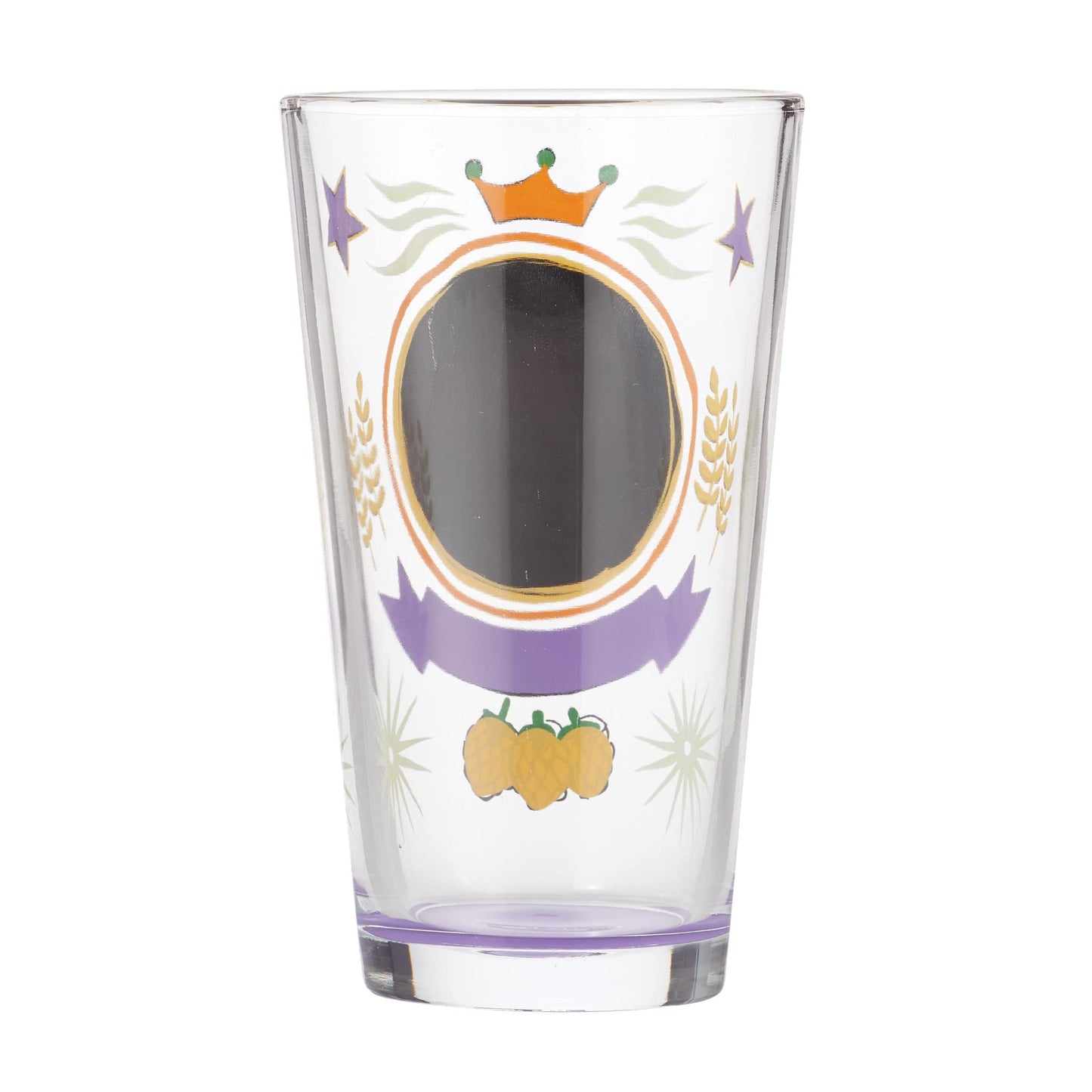 Designs by Lolita 21st Birthday Hand - Painted Artisan Beer Pint Glass, 16 Ounce, Multicolor