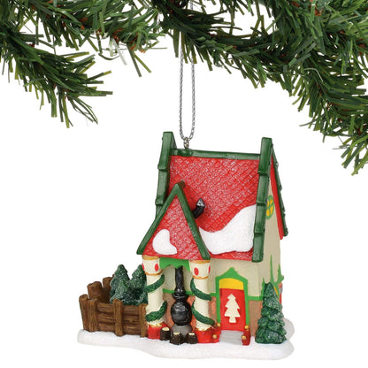 North Pole Series Village Hanging Ornament, 4.33 Inch, Multicolor