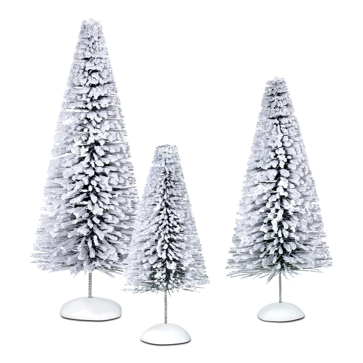 Village Snow Laden Sisals (Set of 3)