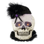 Halloween Skeletons Witch Hollow Madame Lit Skull Figurine, 5 inch (4052642)