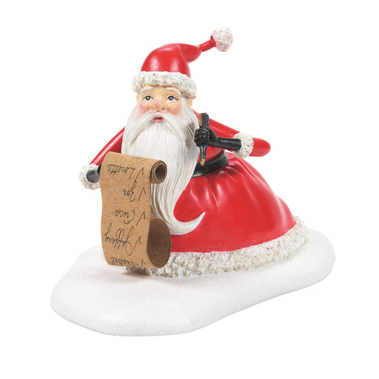 Disney The Nightmare Before Christmas Village Accessories Sandy Claws Figurine, 3.2 Inch, Multicolor