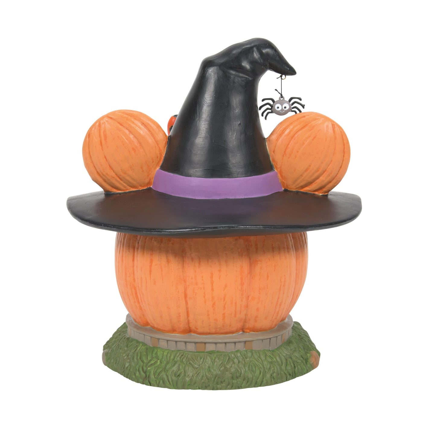 Disney Village Halloween Minnie Mouse Pumpkintown House Lit Building, 7.76 Inch, Multicolor