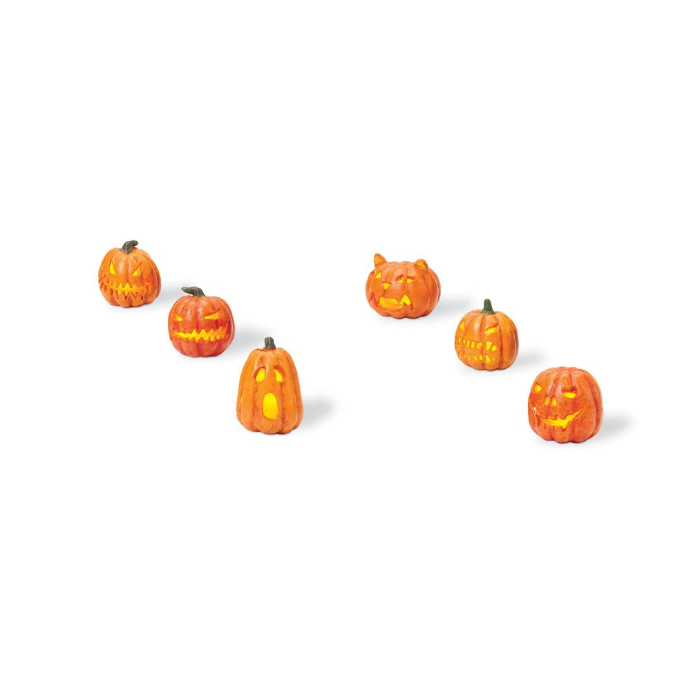 Lit Jack - O - Lanterns (Set of 6)