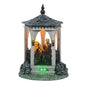 Resin,The Addams Family Village Gazebo at Moonlight Lit Building, 6.89 Inch, Multicolor