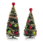Accessories for Villages Glitzy Holiday Trees, 8.5 inch (Set of 2)