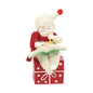 Snowbabies Classics Christmas Memories Checking Santa's List Figurine, 4.72 Inch, Multicolor