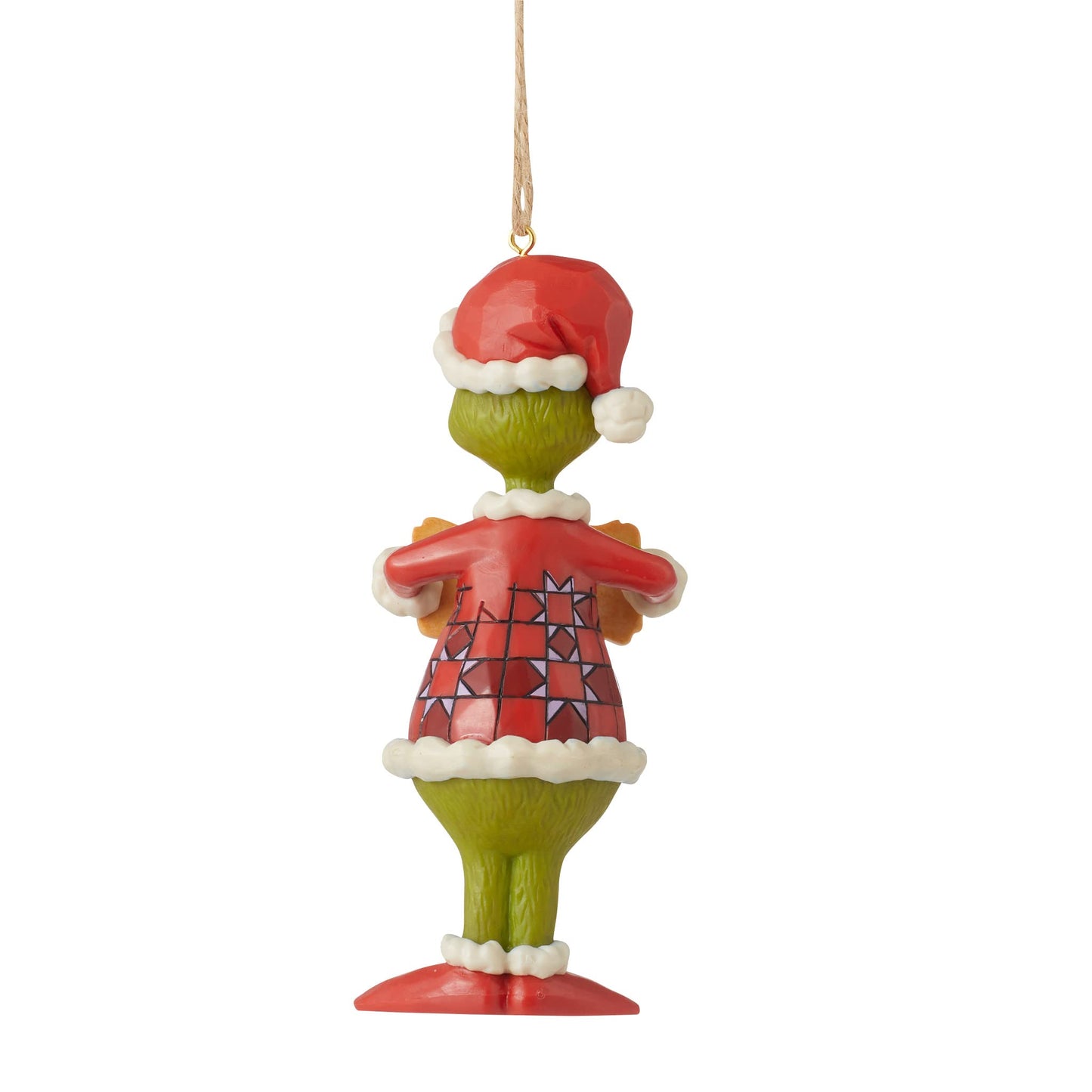 Jim Shore Dr. Seuss The Grinch Stink Stank Stunk Hanging Ornament, 5 Inch, Multicolor