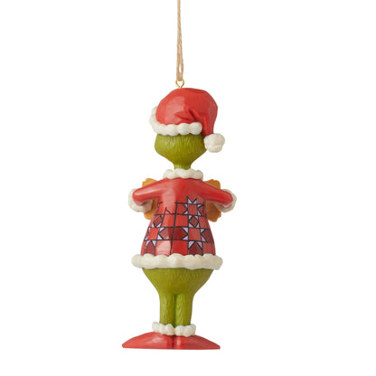 Jim Shore Dr. Seuss The Grinch Stink Stank Stunk Hanging Ornament, 5 Inch, Multicolor
