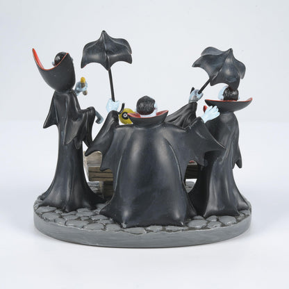 Disney The Nightmare Before Christmas Village Accessories Vampire Brothers Prepare The Duck Toy Figurine, 3.42 Inch, Multicolor