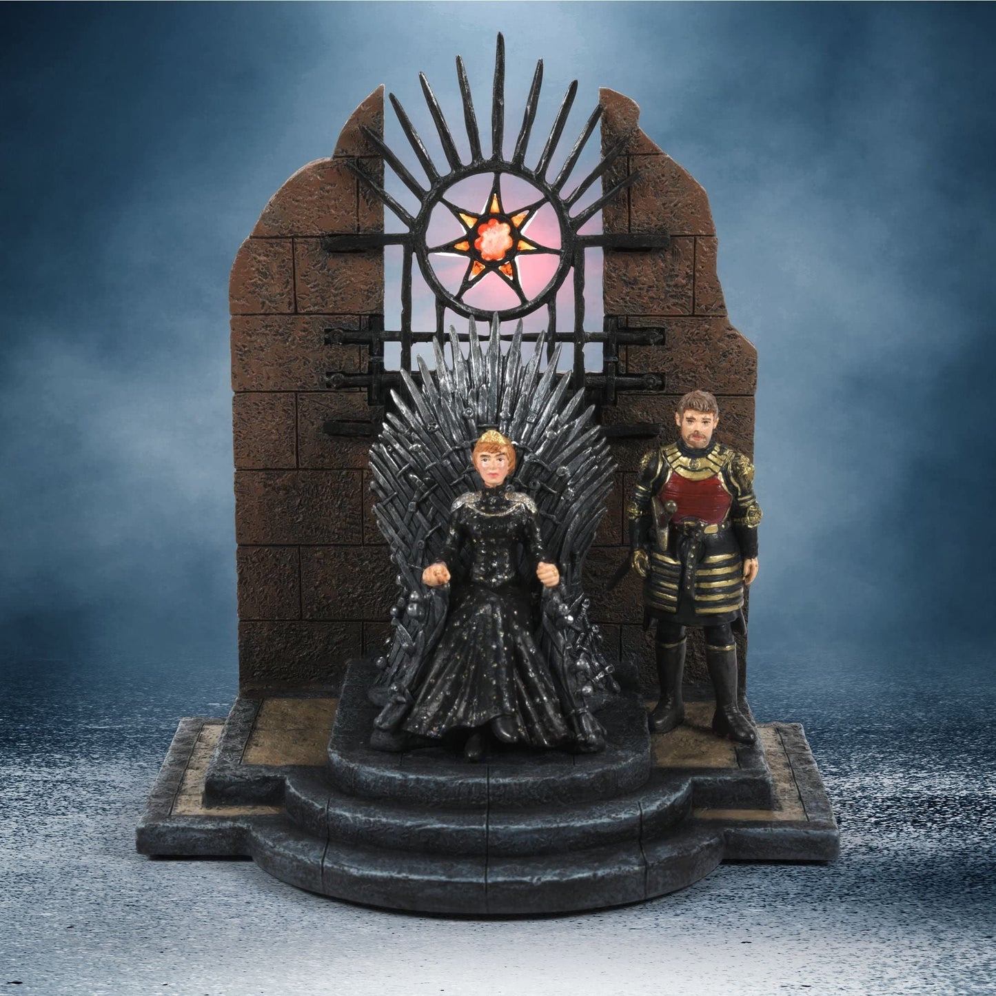 Game of Thrones Village Accessories Cersei and Jaime Lannister Figurine, 6.89 Inch, Multicolor