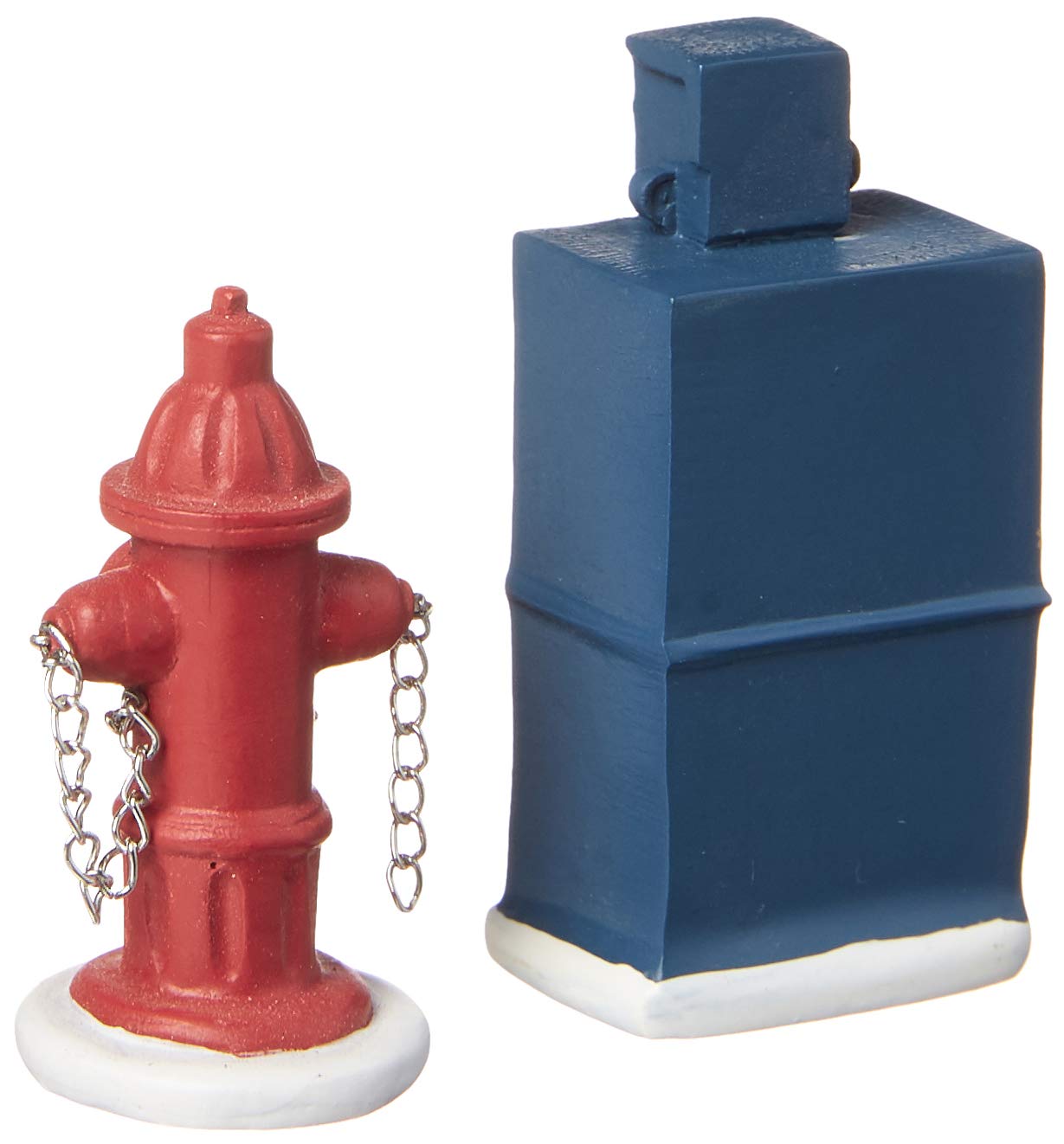 Accessories for Villages Fire Hydrant and Newspaper Box Accessory Figurine (Set of 2)