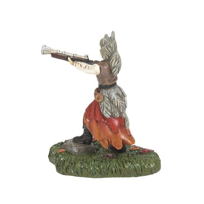 Snow Village Halloween Accessories The Werewolf Hunter 25th Anniversary Figurine, 3.6 Inch, Multicolor