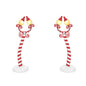 Disney The Nightmare Before Christmas Village Accessories Town Street Lights Lit Figurine Set, 5.25 Inch, Multicolor