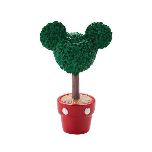 ,Resin Disney Village Mickey Topiary General Accessory, 2.375 inch