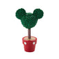 ,Resin Disney Village Mickey Topiary General Accessory, 2.375 inch