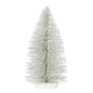 Christmas Basics Glitter Tree Figurine, 8.7 Inch, Silver