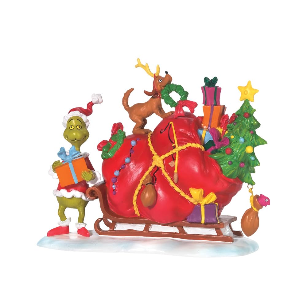 The Grinch Schlitten Figurine