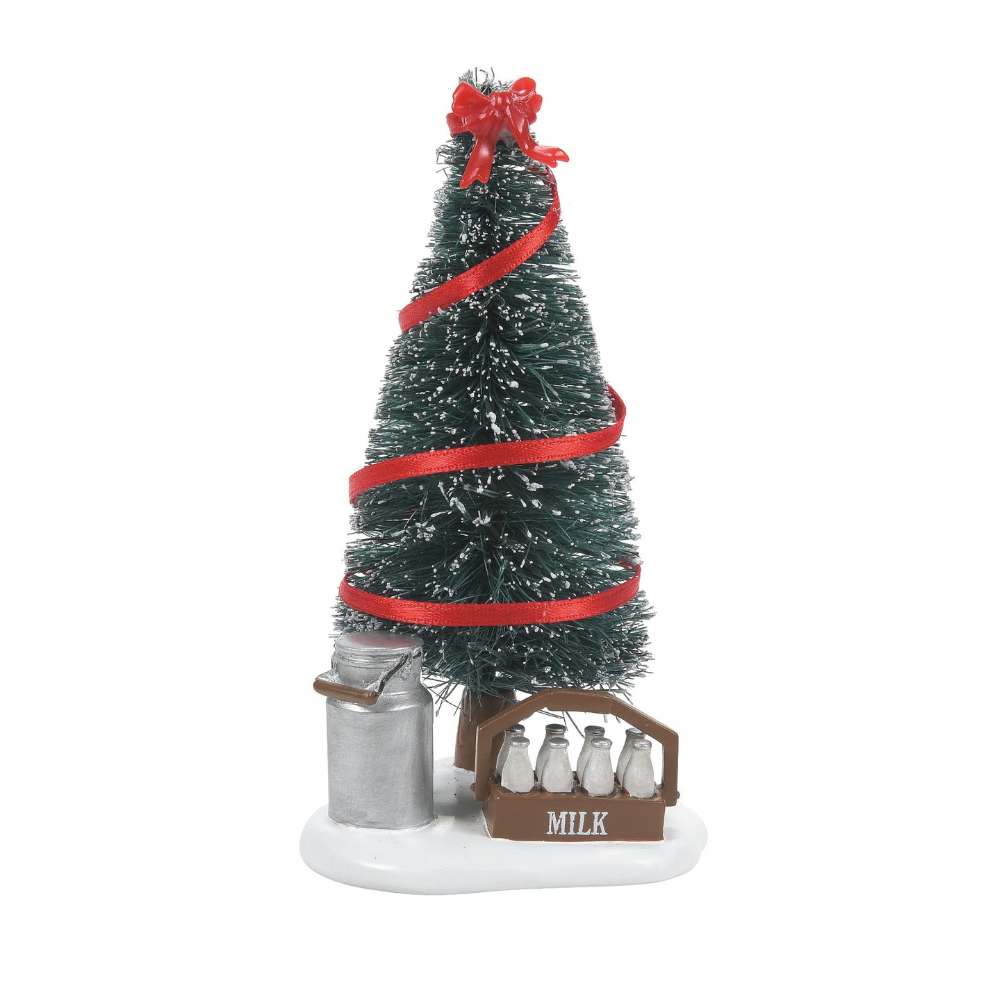 Village Collection Accessories Twelve Days of Christmas Eight Maids a Milking Tree Figurine, 4.75 Inch, Multicolor