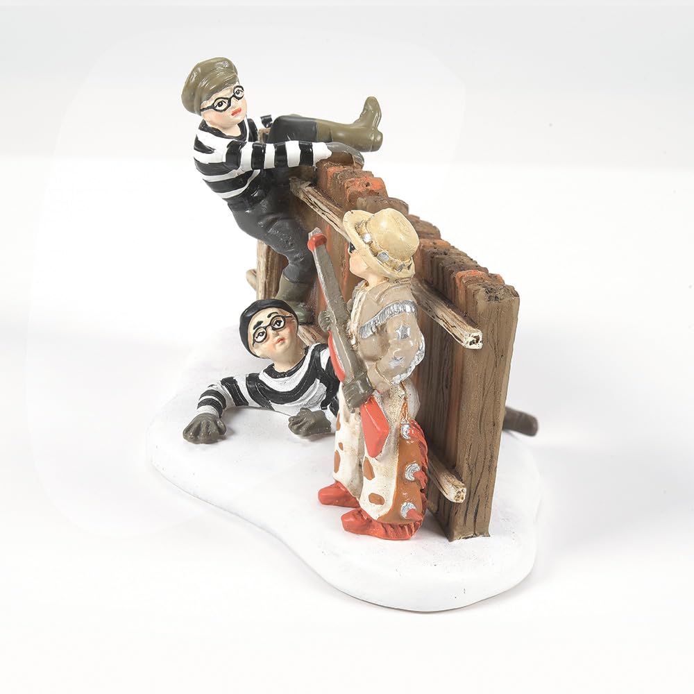 A Christmas Story Village Ralphie and Ol' Blue Save the Day Accessory Figurine 2.5 Inch