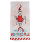 Dr. Seuss Merry Grinchmas Embroidered Tea Towel Dish Cloth, 18.5 x 26.5 Inch, Multicolor