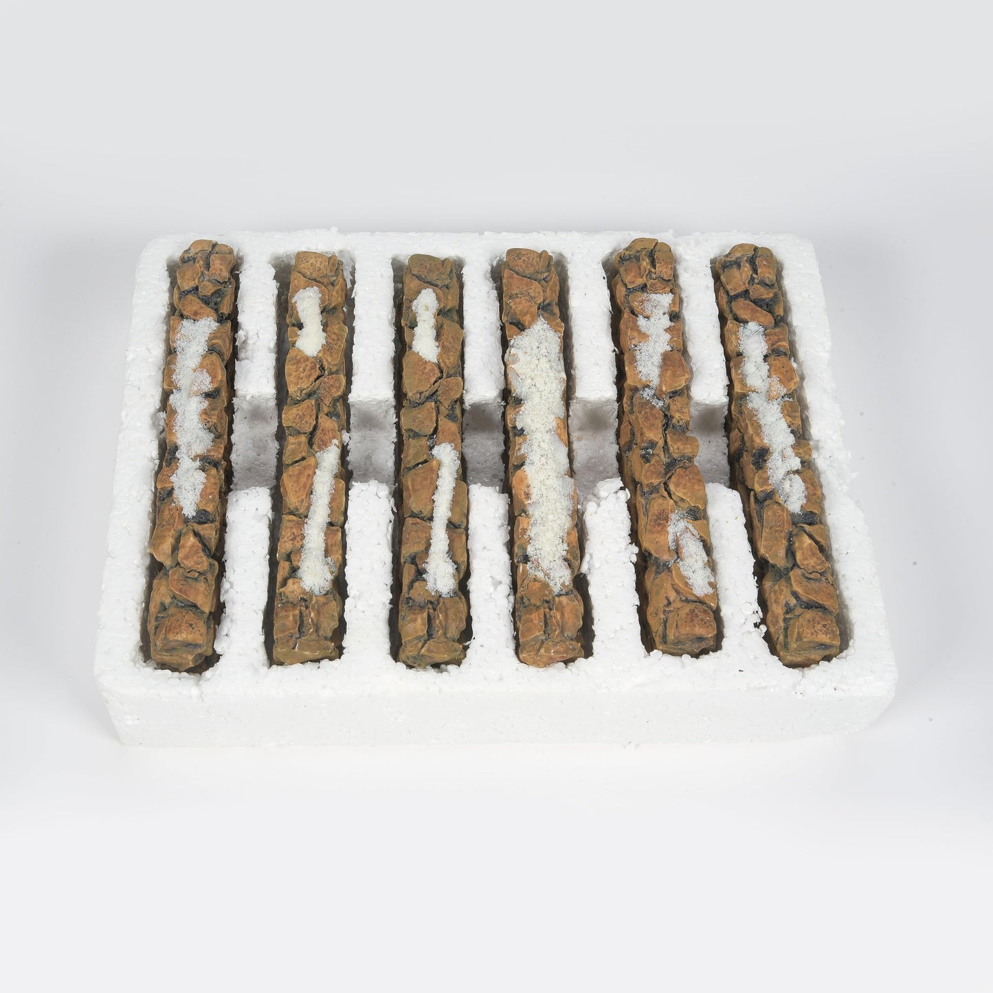 Accessory for Villages Resin Stone Wall Accessory Figurine (Set of 6) , 5.5 x 1.5 inch